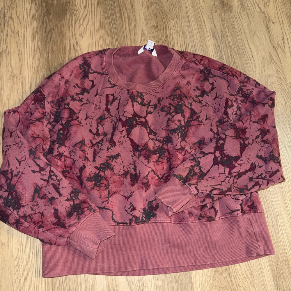JoyLab Pink and Black Patterned‎ Top